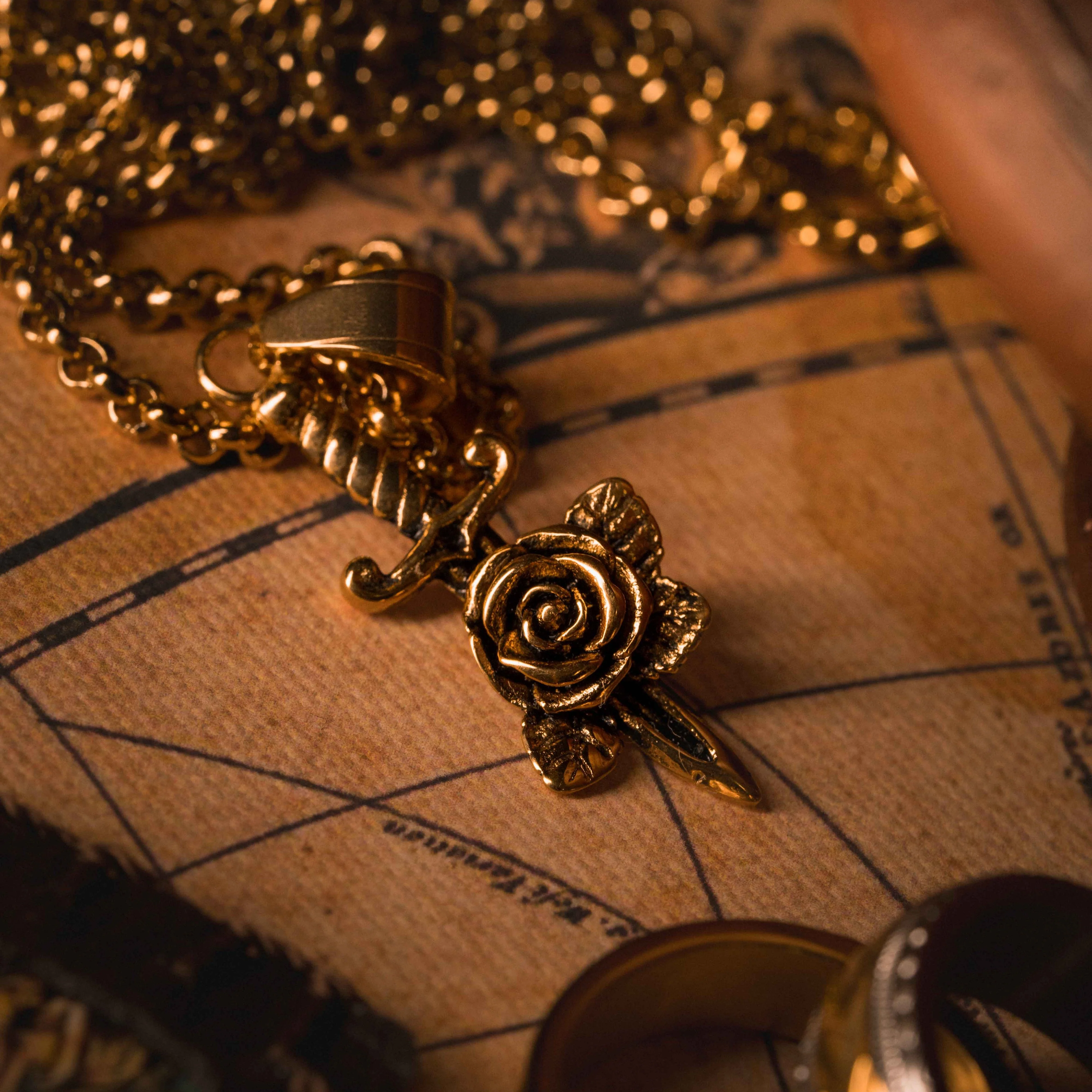Daggered Rose Pendant - Image 5