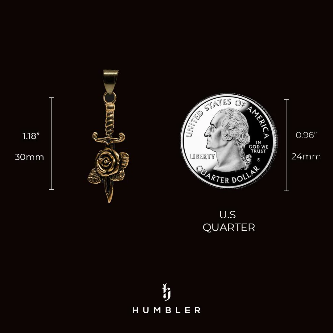 Daggered Rose Pendant - Image 5