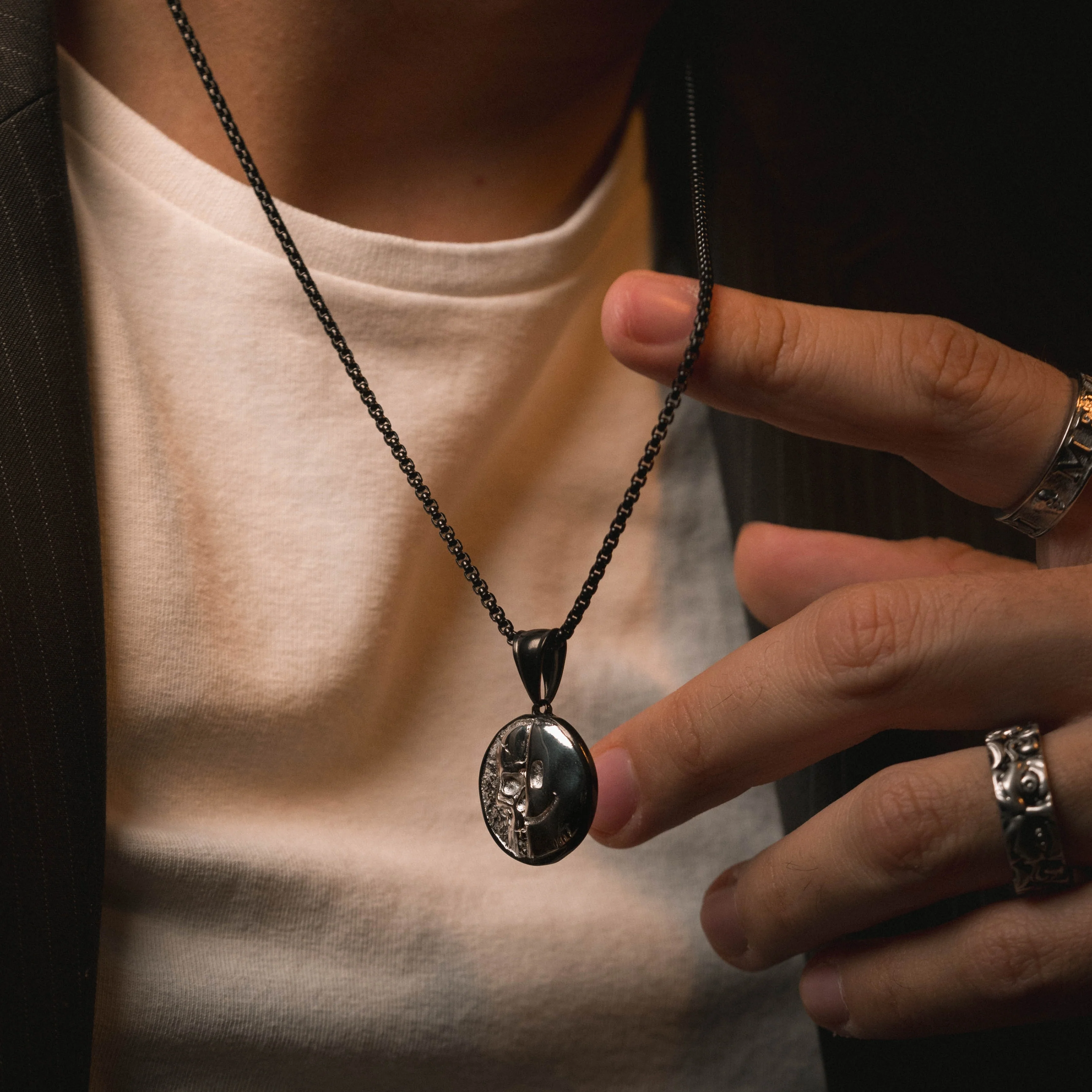 Death Smile Memento Mori Coin Pendant - Image 6