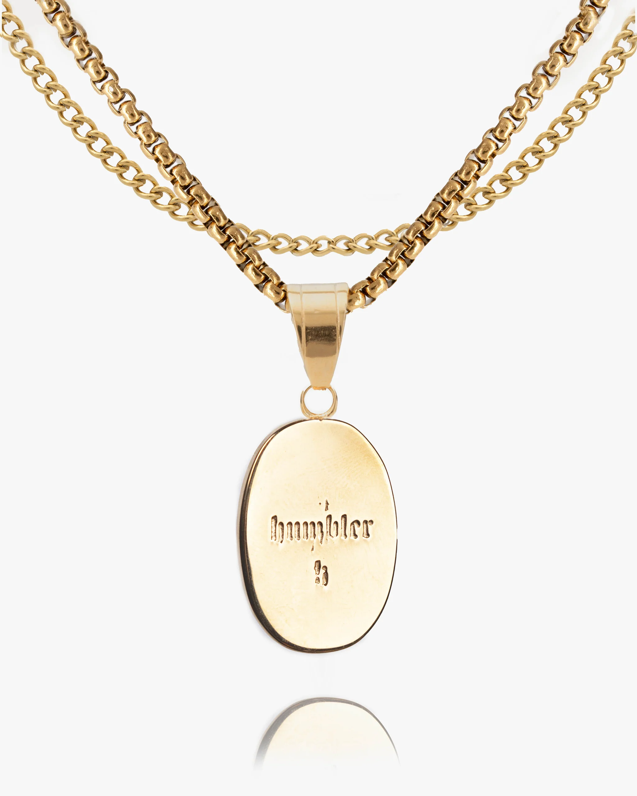 Hard Work & God's Work Coin Pendant - Image 2
