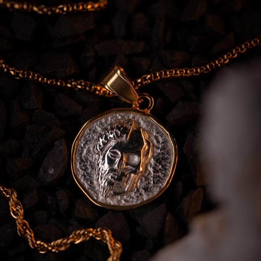 Marcus Aurelius Memento Mori Coin Pendant - Image 5