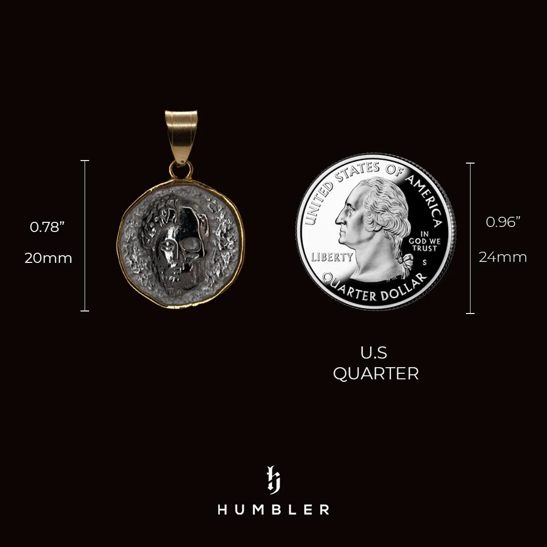 Marcus Aurelius Memento Mori Coin Pendant - Image 8