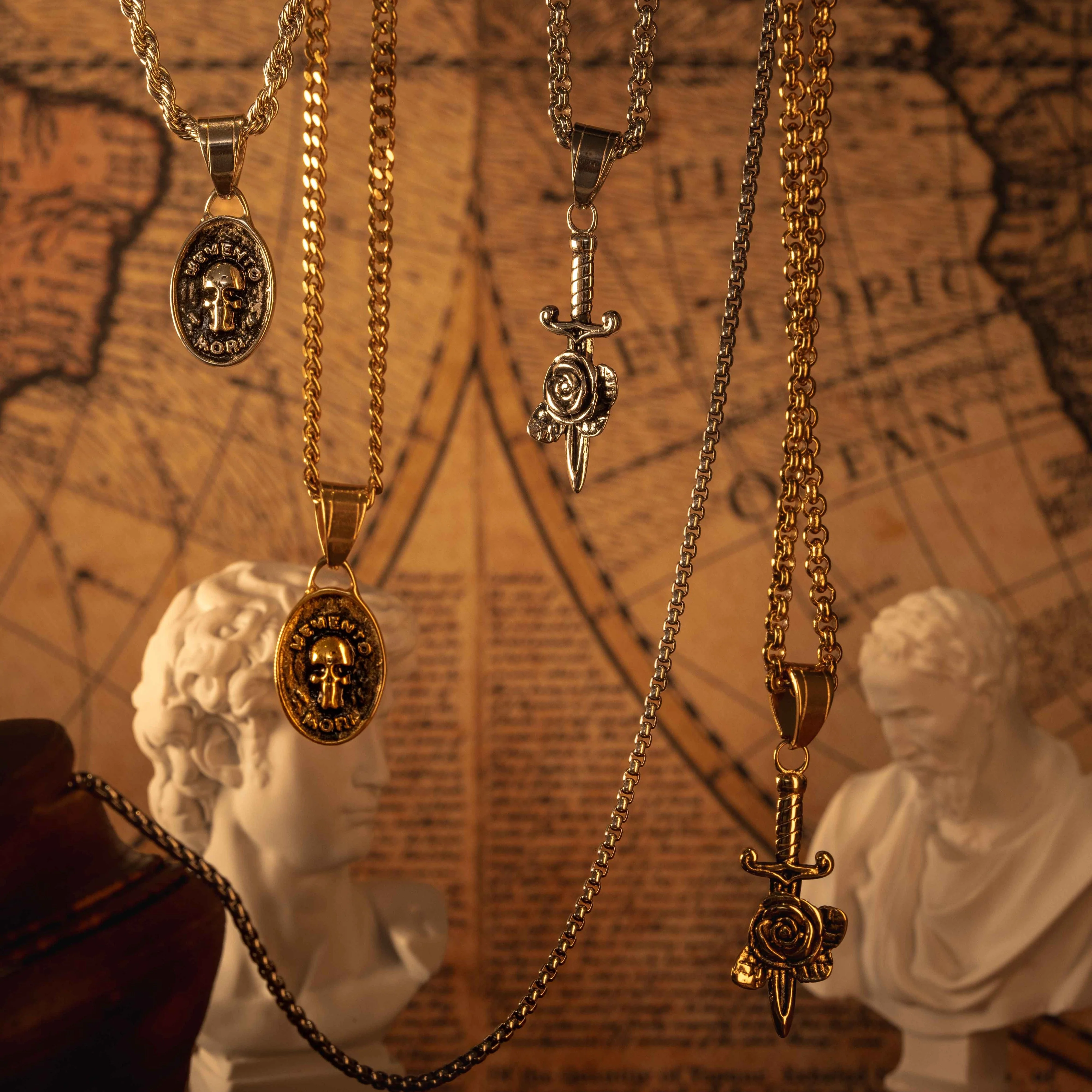 Memento Mori Skull Coin Pendant - Image 5