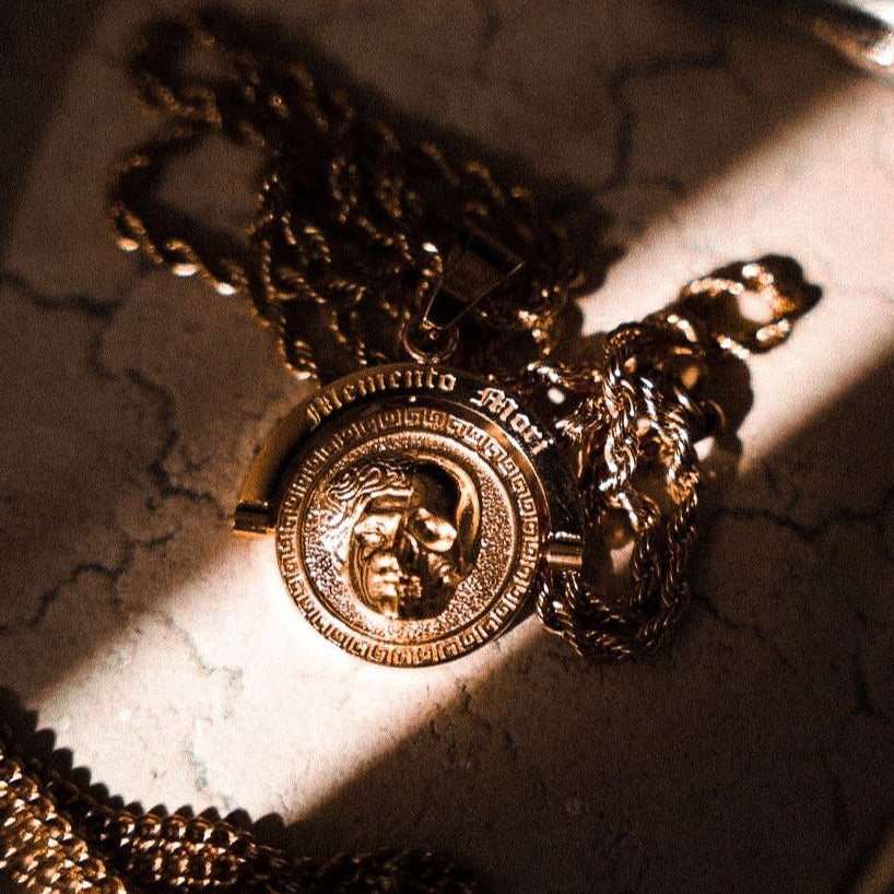 Memento Mori Double Sided Pendant - Image 4