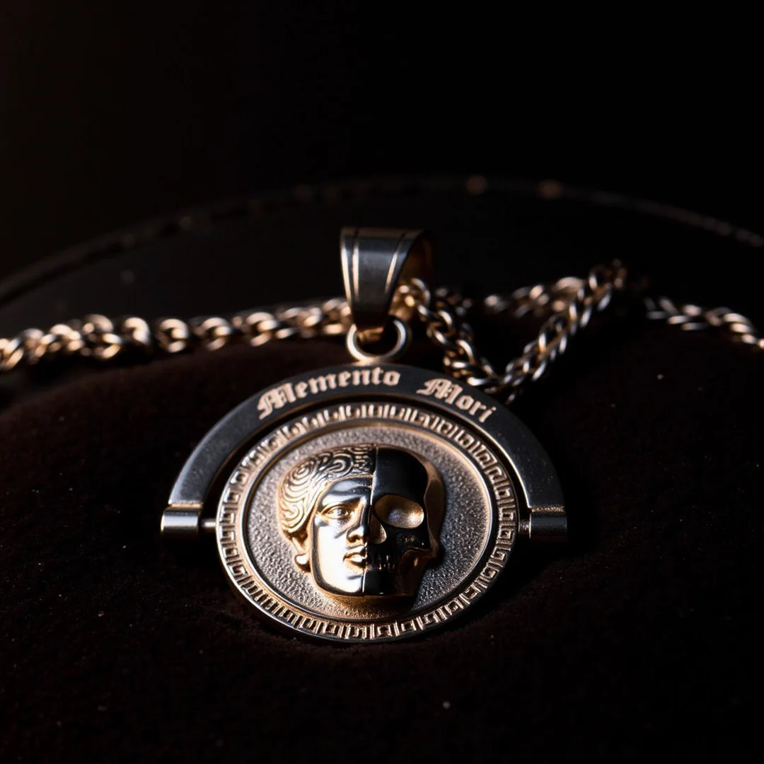 Memento Mori Double Sided Pendant - Image 7