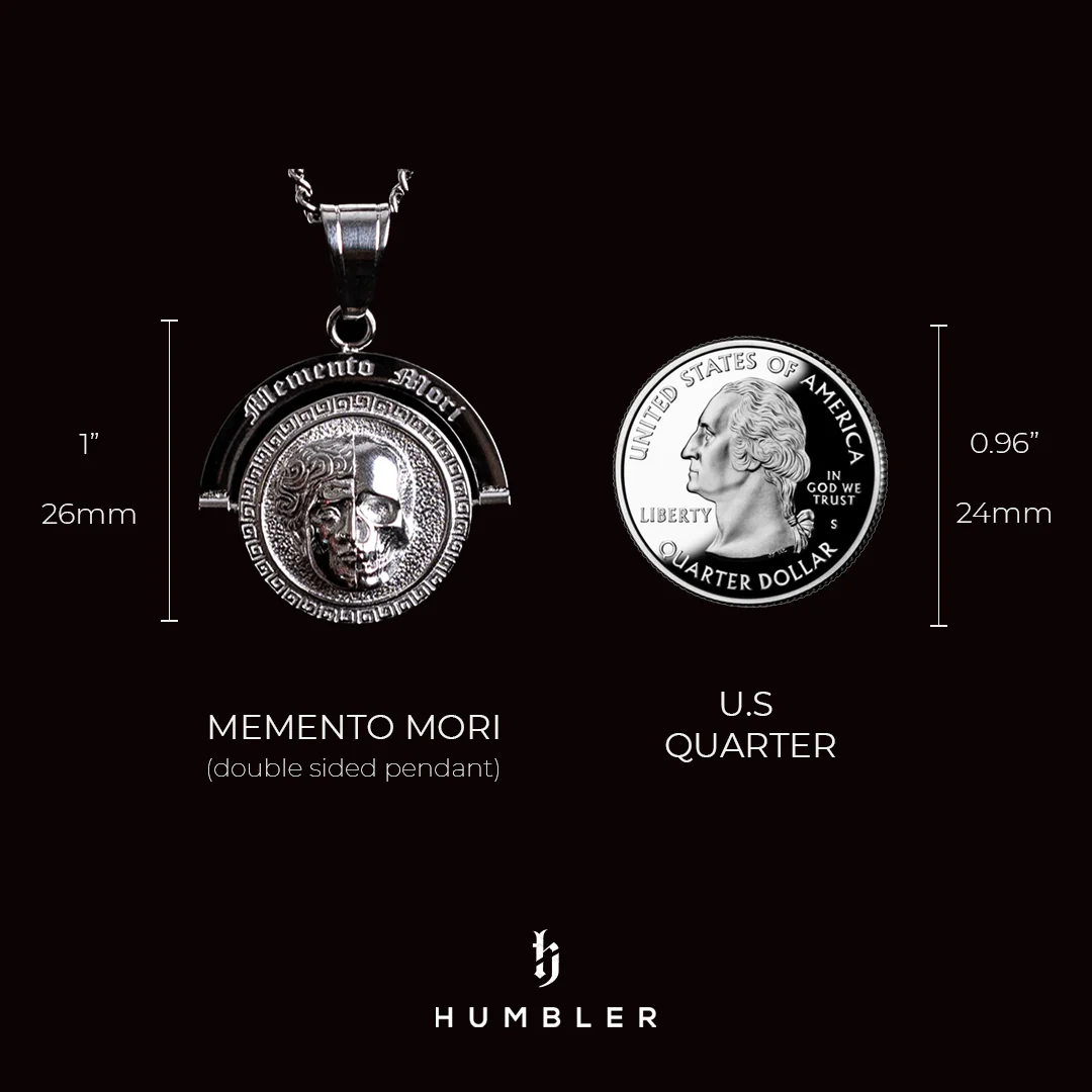 Memento Mori Double Sided Pendant - Image 6
