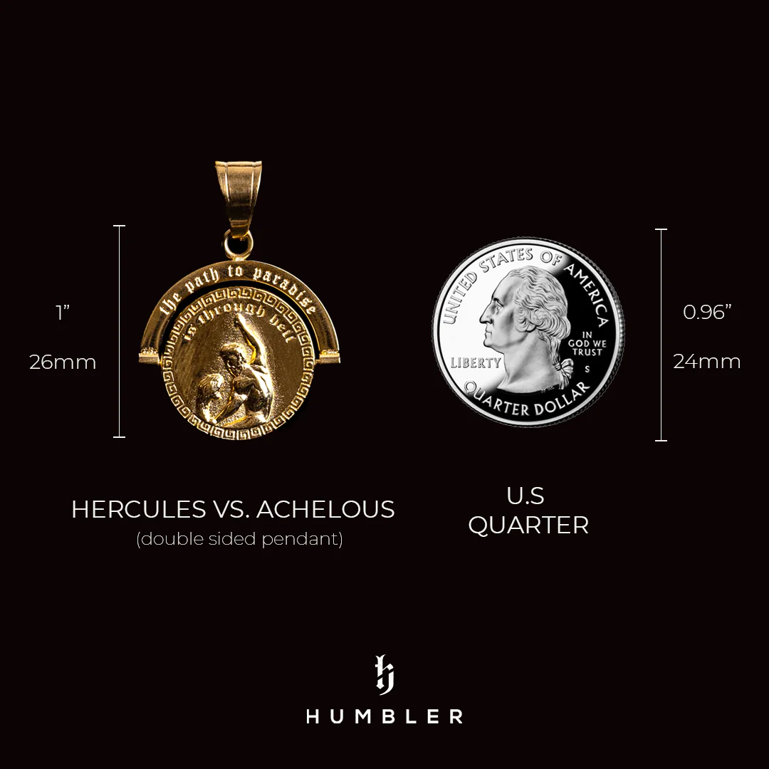 Hercules vs. Achelous Double Sided Pendant - Image 7