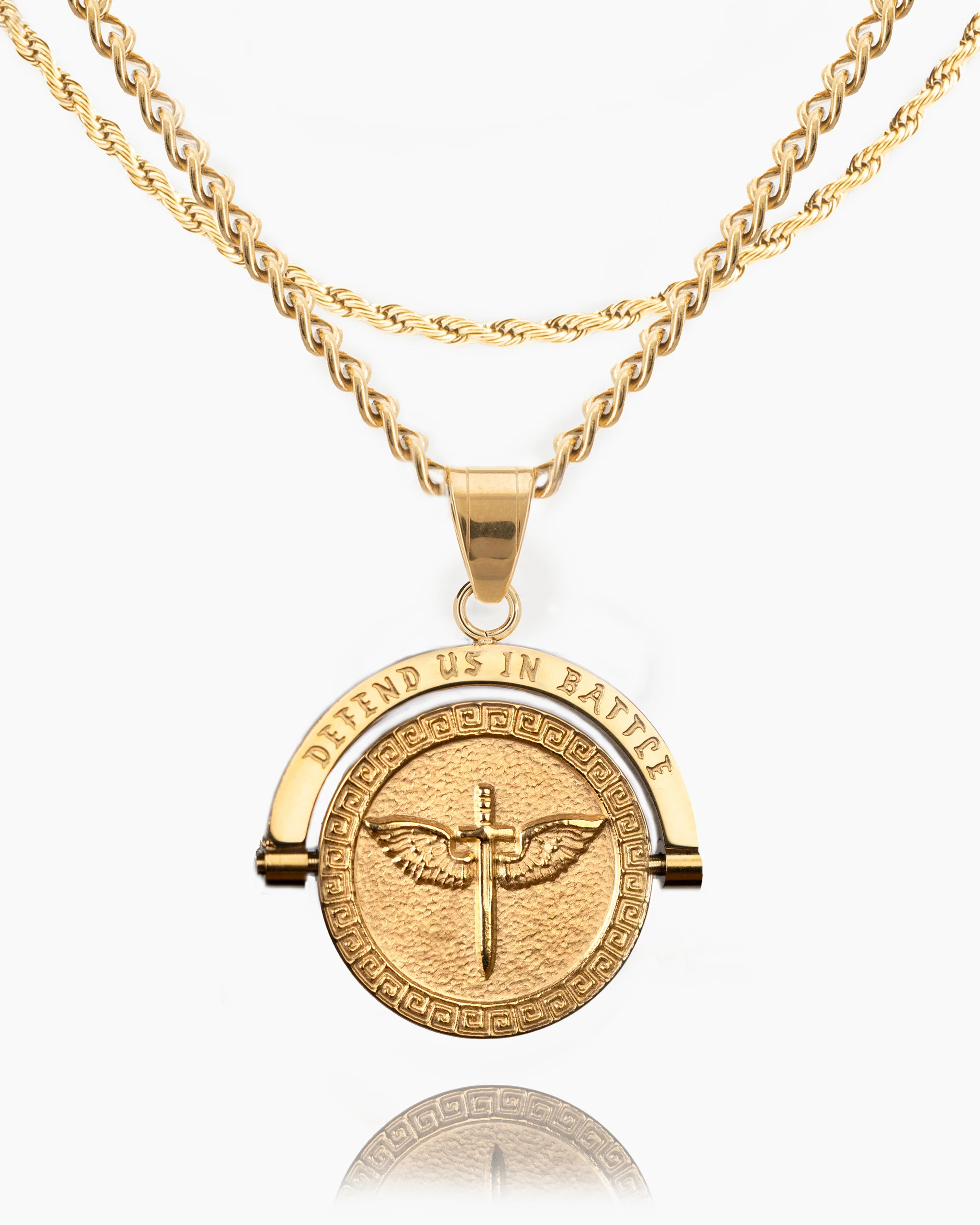 St. Michael Double Sided Pendant - Image 2